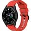 Ремінець для Samsung Galaxy Watch 4 Classic 46mm - червоний ширина кріплення 20мм силікон Watchbands RiccoOne (W29-1WB87751991) - мініатюра 1