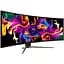 Монітор 48.9" MSI 48,9" MPG 491CQP QD-OLED DQHD 144Hz (MPG 491CQP QD-OLED) - мініатюра 2
