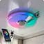 Люстра світлодіодна 517 Dlight RGB з пультом і колонкою 70Вт Білий (02150) - мініатюра 2