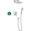 Душова система прихованого монтажу Hansgrohe Crometta E 240 1jet Logis Chrome 27957000, Хром - мініатюра 1