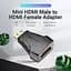 Перехідник Vention Mini HDMI to HDMI Black (AISB0) - мініатюра 8
