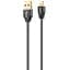 USB Cable Hoco X7 Golden Jelly Knitted Lightning Black 1.2m - мініатюра 1