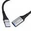 Подовжувач спіднього 3.0 — адаптер мама — тато XO NB220 USB 3.0 data cable 2 метри - мініатюра 2