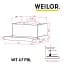 Вытяжка телескопическая WEILOR WT 67 FBL - миниатюра 12