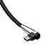 Кабель Baseus Sharp-Bird Mobile Game Cable USB to MicroUSB 2.4A 1m CAMMVP-E01 Black - мініатюра 2