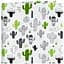 Пелюшкі муслінові Cosas Cactus CS1 75х100 см (MuslinDiapers_CactusGrayGreen_75x100) - мініатюра 1