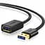 Кабель Ugreen US129 USB 3.0 Extension Male Cable 3 м черный (30127) - миниатюра 1