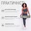Коврик для йоги и фитнеса TPE+TC 6 мм двухслойный серый-черный EasyFit fit0025105 - миниатюра 2