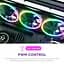 Вентилятор NZXT NZXT, F140RGB Duo - 140mm Dual-sided RGB Fan - Twin Pack (Black) (RF-D14DF-B1) - мініатюра 6
