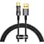 Кабель Baseus Explorer Series Auto Power-Off Fast Charging Data Cable USB To Type-C 100W/6A 1 м - мініатюра 1