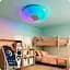 Люстра светодиодная 517 Dlight RGB с пультом и колонкой 45Вт Белый (02148) - миниатюра 10