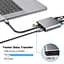 Концентратор Type-C 4 в 1, адаптер type-c 3.0 до 4K HDMI HDTV, VGA USB 3.0 PD, розгалужувач швидкої зарядки - мініатюра 3