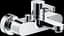 Смеситель для ванны Hansgrohe Metris S 31460000 Хром - миниатюра 1
