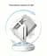 Вентилятор аккумуляторный Mini fan VU-05 FS-25 LED автовращение Белый - миниатюра 2