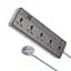 Мережевий подовжувач Borofone BAC5A Lord 5 position socket(PD20W/1C3A)(EU) чорний - мініатюра 3