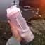Шейкер спортивний Smart Shake Slim Cotton Pink Light Lavendel 500 мл - мініатюра 4
