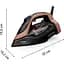 Праска Tefal Ultimate Power Pro 3200 Вт чорно-золота (FV9E50E0) - мініатюра 3