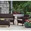 Комплект садовой мебели Keter Salemo 3 seater set коричневый - миниатюра 8