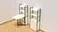 Стіл книжка з етажеркою Практик 2 Ferrum-decor 1555x640x990 Чорний метал ДСП Біле 16 мм (FRD-104625) - мініатюра 5