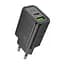 СЗУ Hoco N61 Gentle PD20W+QC3.0 (1USB-A/1C) + кабель Type-C to Type-C Black - миниатюра 4