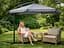 Садовый зонтик Hanert Patio 350 см Grey - миниатюра 2