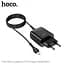 Адаптер сетевой - комплект зарядный HOCO C72Q Micro USB Glorious charger set QC3.0 18W черный - миниатюра 2