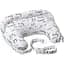 Подушка для годування Chicco Boppy Deluxe біло-сіра (79912.63) - мініатюра 1