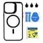 Чохол із підставкою MagSafe TPU PC Metal Stand Case Apple iPhone 14 Pro Max Black - мініатюра 2