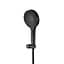 Душова система прихованого монтажу Koer KB-66029-05 3 функції Black KR5492, Чорний матовий - мініатюра 5