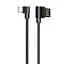 USB Cable Hoco U37 Long Roam Type-C (L Shape) Black 1.2m - мініатюра 1