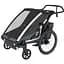 Дитяча коляска Thule Chariot Cross 2 Double (Dark Slate) (TH 10201035) - мініатюра 1