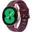 Браслет Flower для Samsung Galaxy Watch 5 - темно-красный ширина крепления 20мм силикон Watchbands (W12-9WB12349955) - миниатюра 1