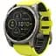 Спортивные часы Garmin Fenix 8 51mm Solar Sapphire Titanium w. Amp Yellow/Graphite Silicone Band (010-02907-20/21) - миниатюра 1