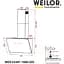 Витяжка Weilor WDS 62301 R BL 1000 LED - мініатюра 12