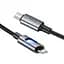 Дата кабель Hoco U144 New Type-C to Type-C 60W (1.2m) Black - миниатюра 3