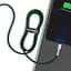 Кабель Baseus Cafule Metal Type-C to Lightning PD 20W (1m) green (CATLJK-A06) - мініатюра 3