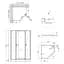 Душова кабіна Qtap Leo CRM10995-AC6 Clear 2020x900x900 мм + піддон Diamond 309912 90x90x12 см із сифоном - мініатюра 11