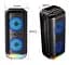 Портативна Bluetooth колонка ZQS-6227 акустична система з мікрофоном та RGB підсвічуванням Чорний - мініатюра 8