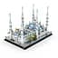 Конструктор Wange Архітектура Блакитна мечеть The Blue Mosque 5251 Стамбул, Туреччина 3Д 3D, 1129 деталей - мініатюра 1
