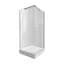 Душова кабіна Qtap Taurus CRM1011SC6 Clear 100x100 см + піддон Qtap Tern 301112, Універсальна, хром, мелкий до 20 см - мініатюра 1