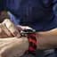 Ремінець силіконовий Samsung Galaxy Watch 4 5 6 7 BeWatch Чорно-червоний (0140303) - мініатюра 6
