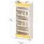 Стеллаж Mealux Brooks White/Yellow (KD-E041 White/Yellow) - миниатюра 2