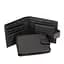 Чорне портмоне на кнопці з монетницею Tiding Bag M39-8069BRA - мініатюра 2