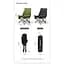 Складной стул Naturehike CNK2450JJ020, черный - миниатюра 3