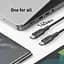 Кабель Anker 544 USB-C to USB-C - 0.9m 140W Bio-Nylon Black (6989635) - мініатюра 3