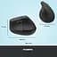 Мишка Logitech Lift Vertical Ergonomic Wireless/Bluetooth Graphite (910-006473) - мініатюра 9