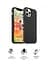 Силиконовый чехол для Apple iPhone 12 Pro Max, ICON2 Case, черный, противоударный, панель, защита всего корпуса, матовая поверхность Soft Touch, выступает над дисплеем, совместим с защитными стеклами и пленками, с микрофиброй, ArmorStandart (ARM60570) - мініатюра 3