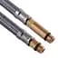 Шланг для змішувача Tucai М10x3/8″ 0,8м. антикорозія TAQ Grif AСB 207416 ПАРА - мініатюра 1