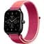 Ремінець нейлоновий на липучці BeWatch Xiaomi Amazfit BIP/GTS/GTR 20 мм Кораловий (1011347.2UW) - мініатюра 1