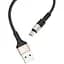Кабель Hoco X26 Xpress charging data cable for Micro Черный Gold - миниатюра 1